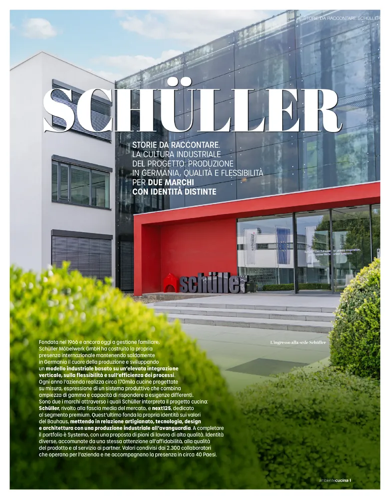 Ambiente Cucina per Schuller 2026